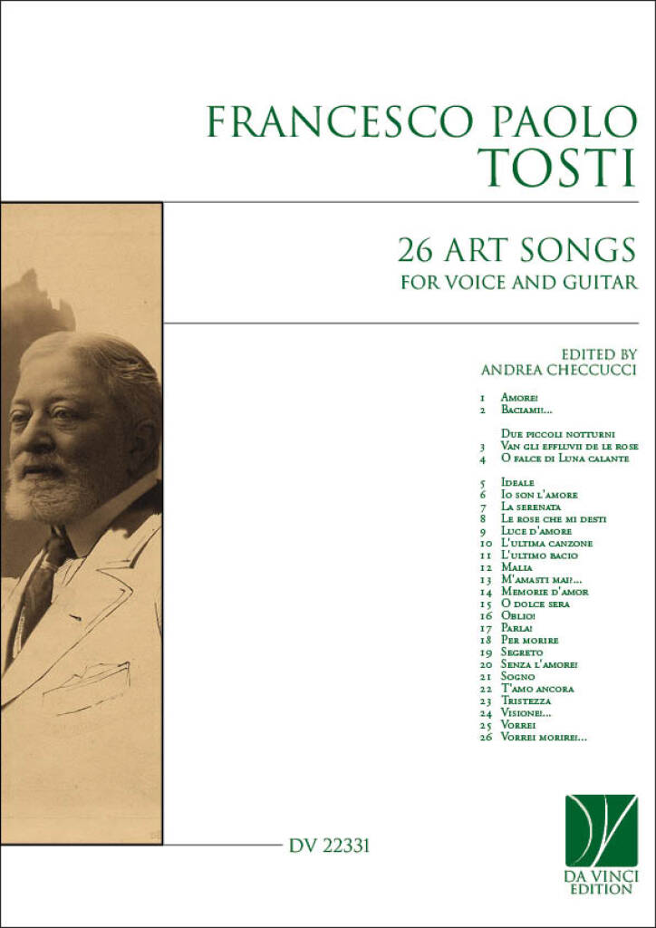 26 Art Songs for Voice and Guitar